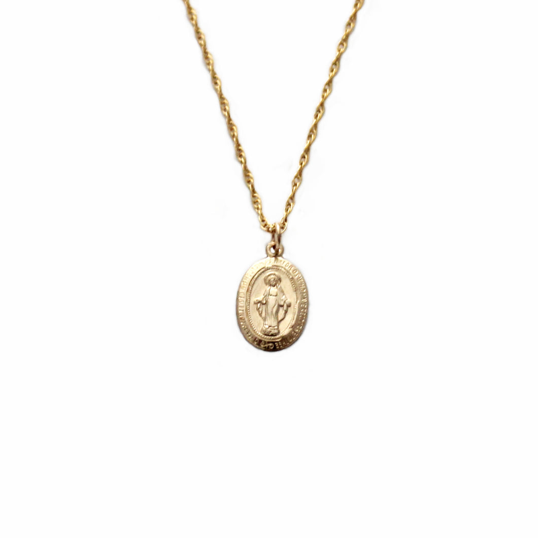 Mother of Christ Gold Necklace