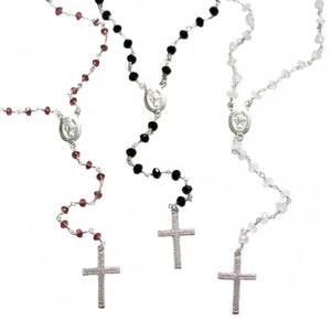 Miraculous Silver Rosary